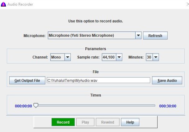 Audio Recorder