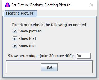 Table Floating Picture